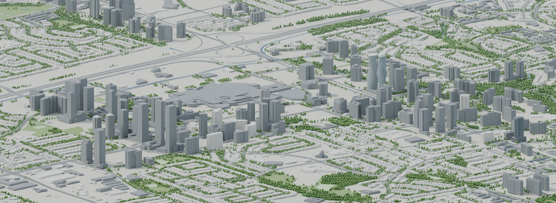 Downtown existing context panorama